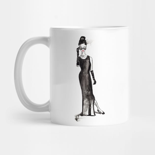 Audrey Hepburn Retro Girl 2 by beaugeste2280@yahoo.com